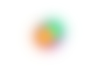 Blur gradient circle transparent