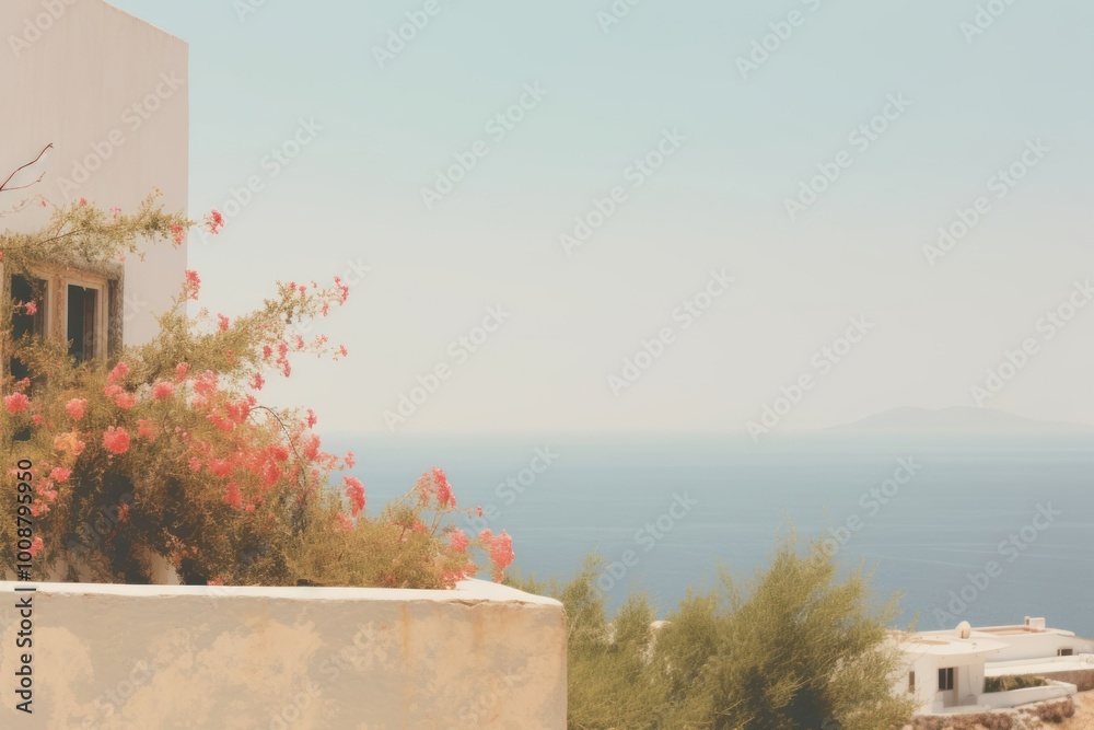 Canvas Prints Greece landscape architecture building outdoors.