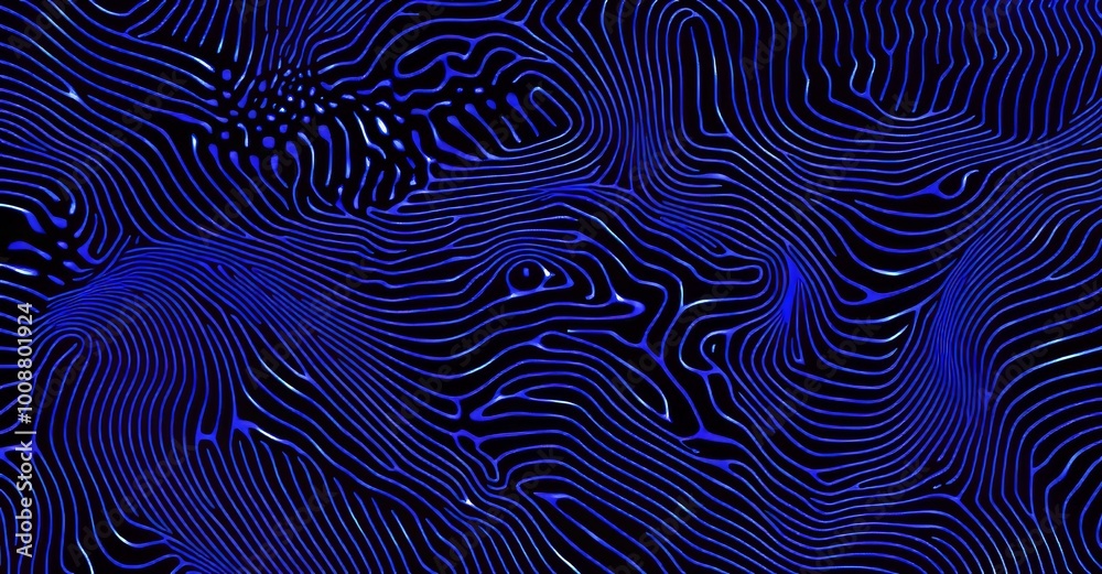 Poster an abstract background based on computer generated dots in a futuristic network