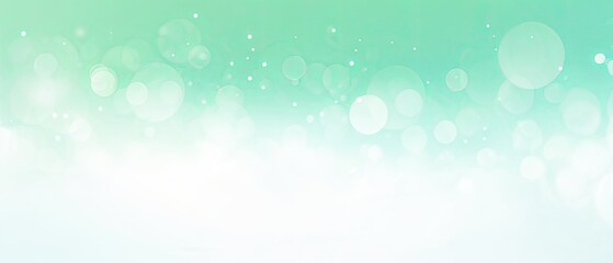 Obraz premium Abstract Green and White Bokeh Background