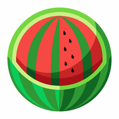 watermelon vector illustration
