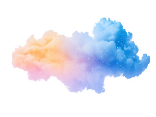 Obraz premium Abstract Colorful Smoke Waves Flowing