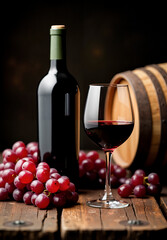 Fototapeta premium La vendemmia e il vino