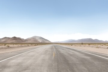 Fototapeta premium Road border outdoors horizon asphalt.