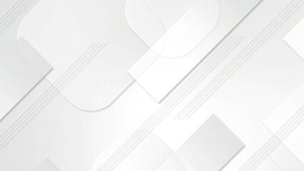 Abstract colorful gradient geometric shape White background.