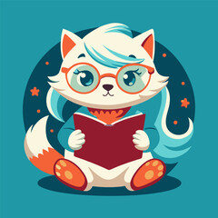 vector illustration of a cat