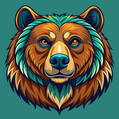 vector illustration of a lion