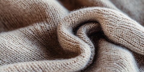 Fototapeta premium soft fabric texture with visible threads and a warm, cozy feel, perfect for textiles and home decor