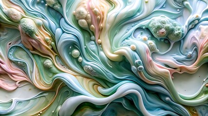 abstract background with colorful paint