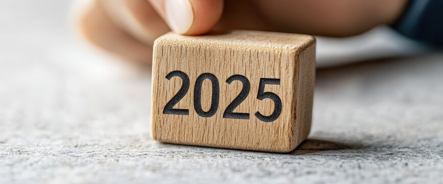 Champion hand-turning a wooden block with the year 2025 during a crafting demonstration