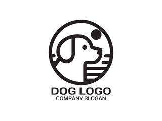 Naklejka premium Dog Logo design template.