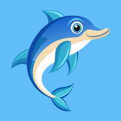 cartoon shark vector illustration