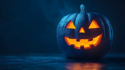 Halloween party flyer with whimsical pumpkins, bright colors, and fun cartoon-style illustrations perfect for party invites