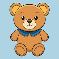 Teddy Bear Icon symbol vector illustration isolated on white background