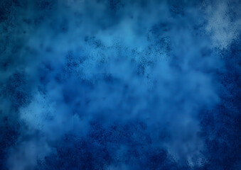 Obraz premium Abstract navy blue watercolor texture background, Grunge watercolor paint splash and stains in elegant dark blue