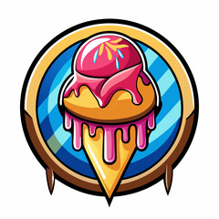 ice cream vector illustration