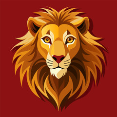 lion head logo or symbol