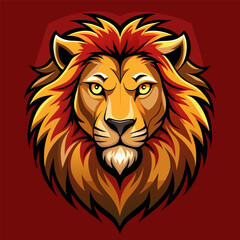 lion head logo or symbol