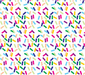 Print print background with little shapes.