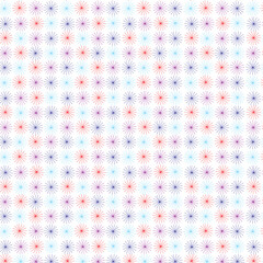 Print Flat colorful geometric pattern design.