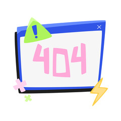 Error 404 in the browser window