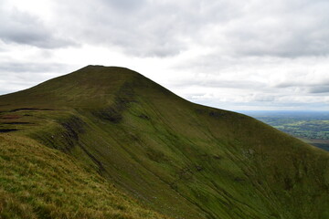 View of the Galtee Mountains. Galty Mountains, Co. Tipperary, Ireland