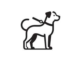 Dog Logo design template. Vector illustration.