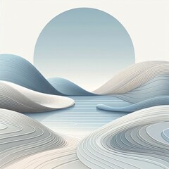 Naklejka premium Scandinavian Style for Modern Office Interior