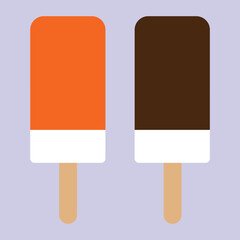 Ice cream sticks, popsicles, lollipops and candy bars