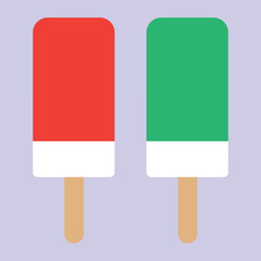 Ice cream sticks, popsicles, lollipops and candy bars