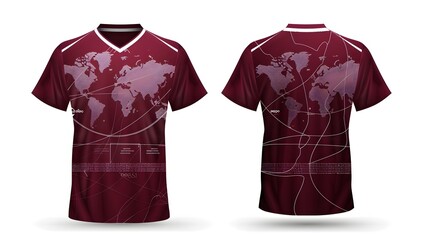 sport t shirt isolated on white background 