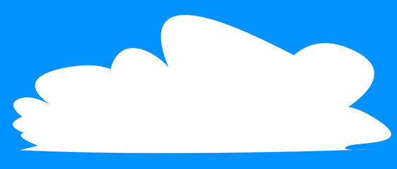 set of clouds element  for illustration decoration white sky with other variant