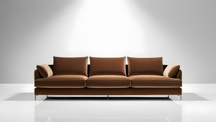 Obraz premium white sofa in a room