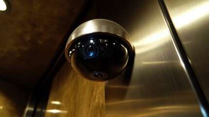 Modern Security Camera in Sleek Elevator Design