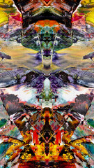 Abstract background wallpaper. Ethnic pattern. Mixtures of oil paint. Trendy hand painting canvas. Wall decor and Wall art prints Idea. 3D Texture. Art object