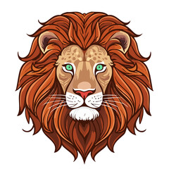 Obraz premium lion head vector