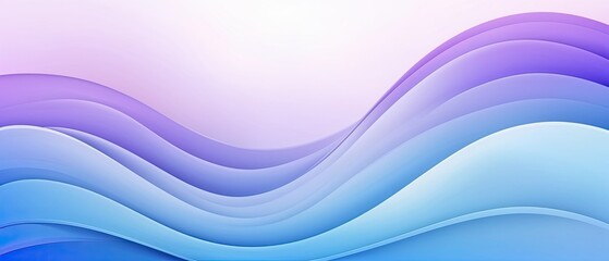 Fototapeta premium Abstract Blue and Purple Waves