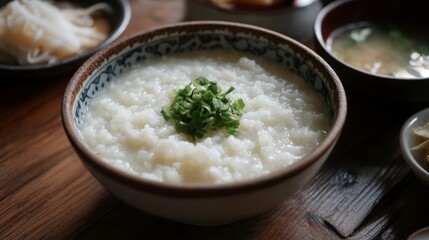 Asian breakfasts often include rice, soup, and light dishes such as congee, rice porridge, or noodles.