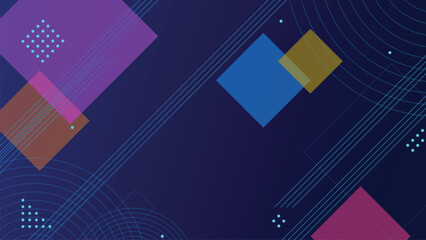 Abstract colorful gradient geometric dark background. Landing page Template - Fluid abstract design with gradient - Trendy background. 
