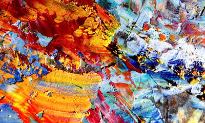 Fototapeta premium Abstract background wallpaper. Ethnic pattern. Mixtures of oil paint. Trendy hand painting canvas. Wall decor and Wall art prints Idea. 3D Texture. Art object