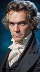 A timeless portrait of Beethoven, the musical legend.