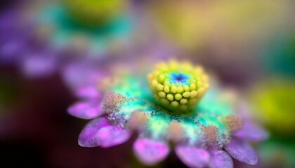 close up of a flower