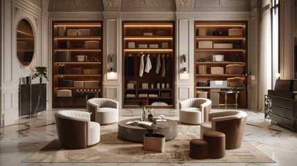 A high-end e-commerce store offering luxury products, featuring elegant product displays, exclusive offers, and concierge-style customer service.