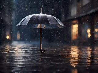 rainy day in the rain