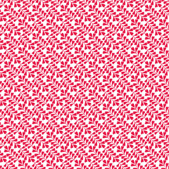 Patterns of ornamental winter flowers in vintage style