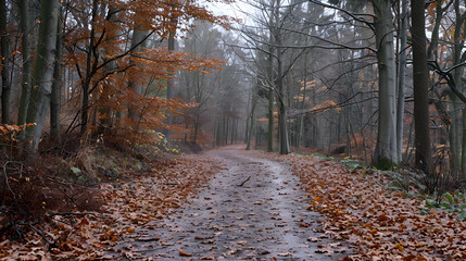 Obraz premium path in the forest