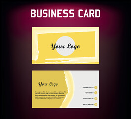 beautiful business card design. Perfect combination of colors and all elements