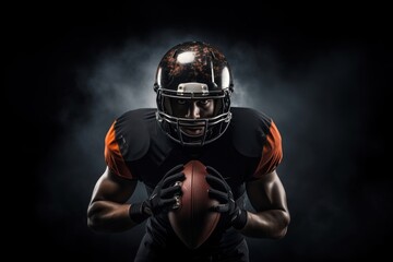 American football player helmet sports adult.