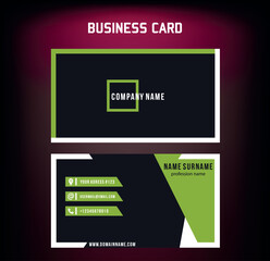 beautiful business card design. Perfect combination of colors and all elements
