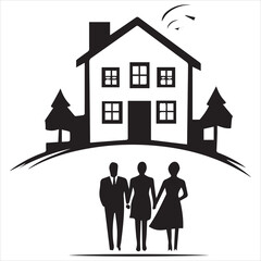 House icon isolated on white background